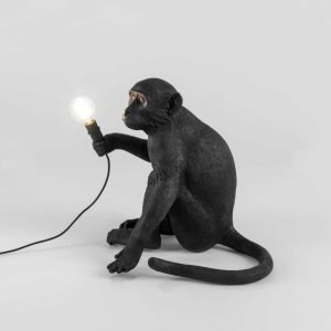 Fekete MONKEY asztali lámpa