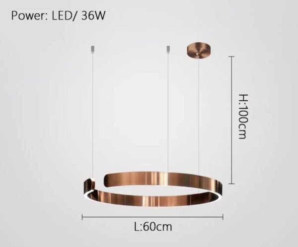 MADEIRA Rose gold Függeszték