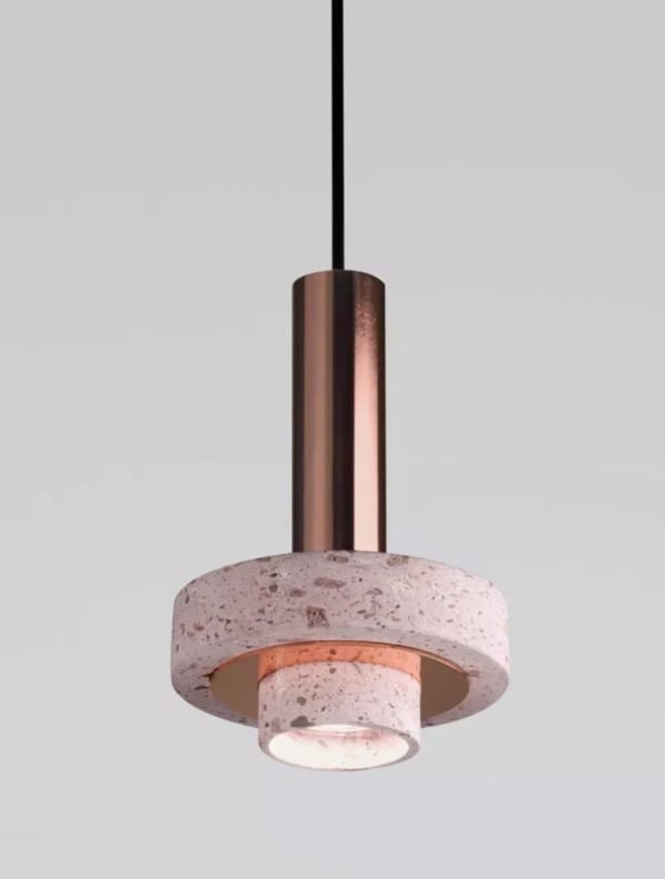 TERRAZZO Függeszték rose gold
