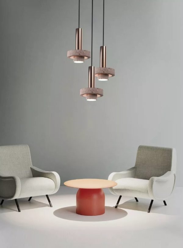 TERRAZZO Függeszték rose gold