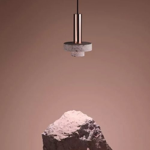 TERRAZZO Függeszték rose gold