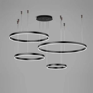 ESCADA B függeszték luxury-home.hu, ESCADA B függeszték luxus kör lámpa fekete szín