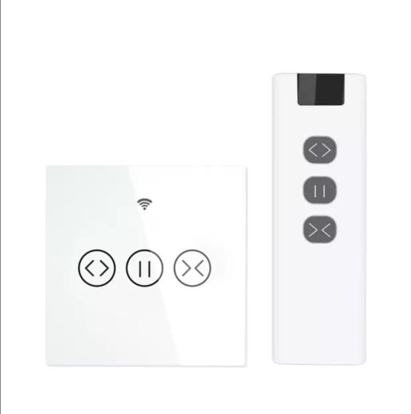 Wifi-s redőny/függönykarnis/árnyékoló kapcsoló fehér 1012