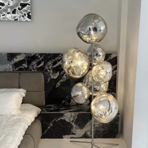 METHANA Állólámpa Króm