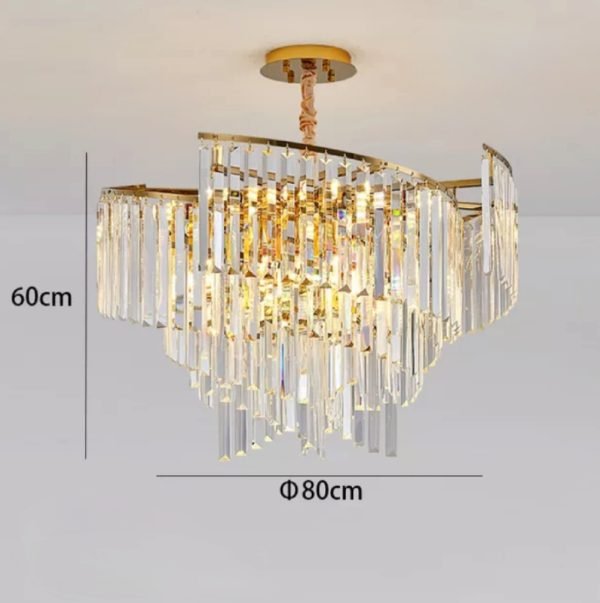 Luxury- Home Carla Ring arany függeszték
