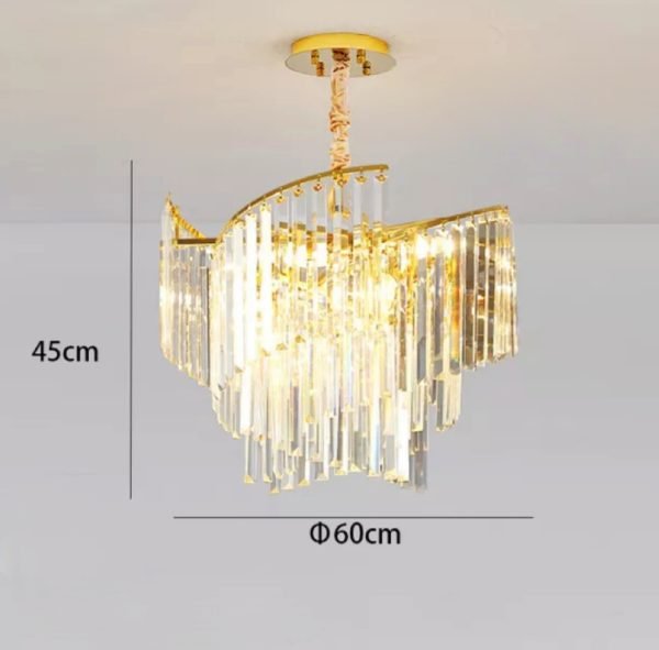 Luxury- Home Carla Ring arany függeszték