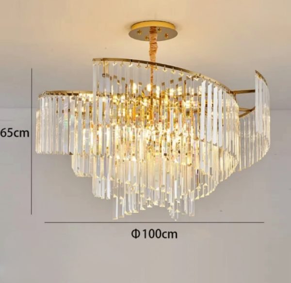 Luxury- Home Carla Ring arany függeszték