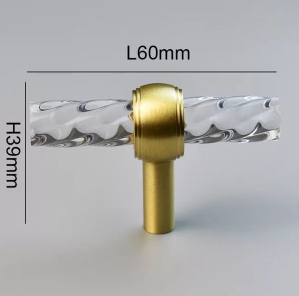 Luxury-Home , Üveg Bútorfogantyú GD 0011 Glass