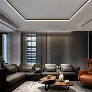 Luxury-Home , PRAGA Mennyezeti LED lámpa fekete