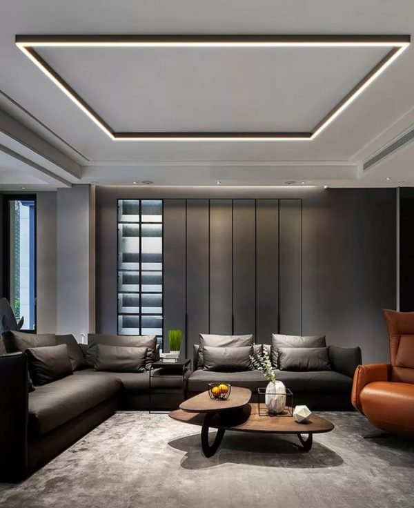 Luxury-Home , PRAGA Mennyezeti LED lámpa fekete