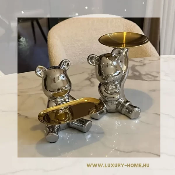 BEAR dekoráció tálcával , Luxury Home