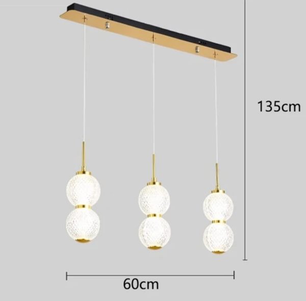 Luxury-home.hu Essense függőlámpa dupla gömb