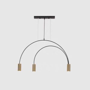 Luxury-home.hu PIANO Fekete-arany függőlámpa