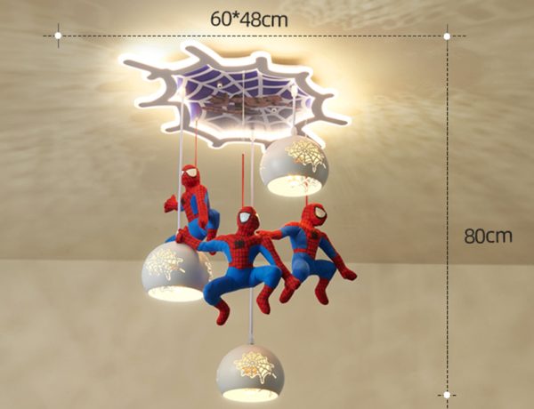 SPIDER-MAN mennyeztei lámpa, Gyerekszobai lámpa