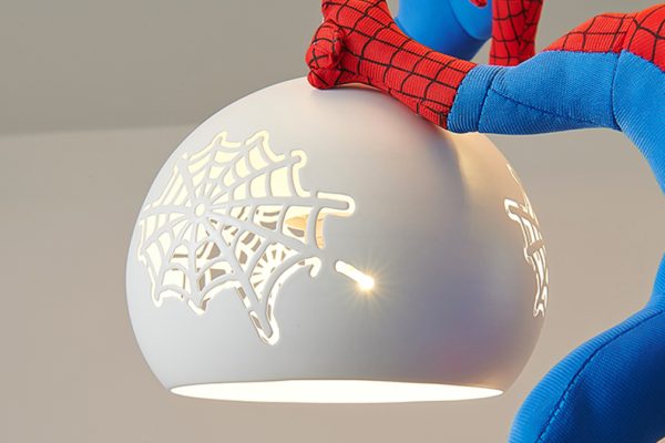 SPIDER-MAN mennyeztei lámpa, Gyerekszobai lámpa