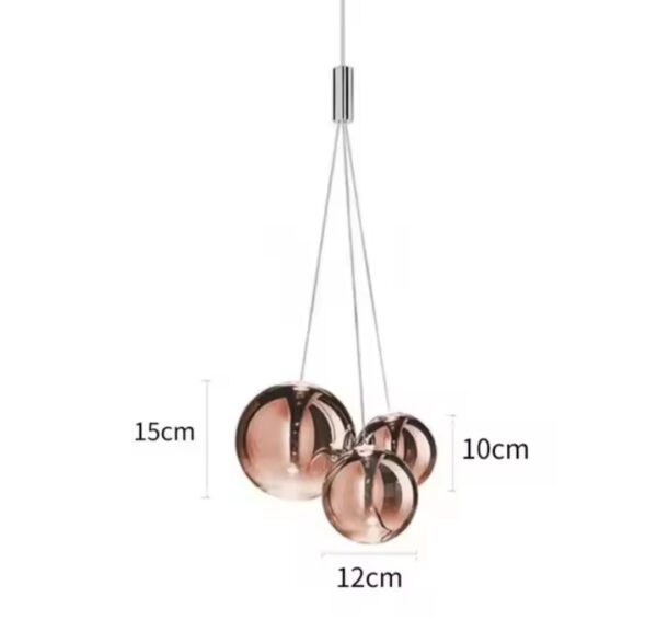 luxury-home.hu LUNA SPHERE Függeszték Rose Gold