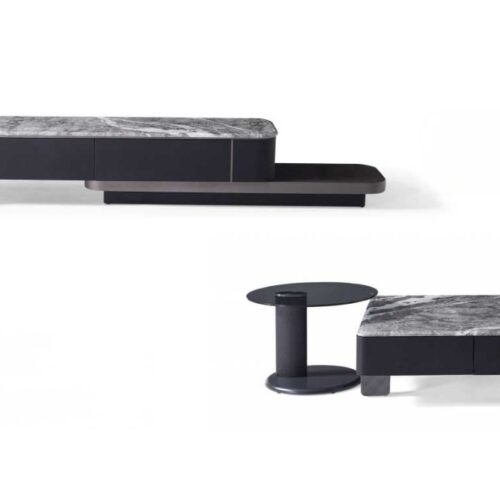 Prémium RAXTON TV bútor és asztal kollekció sötét tónusú designnal