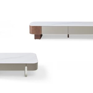 LUCERA prémium nappali bútorcsalád márvány tetővel, TV szekrénnyel és dohányzóasztallal