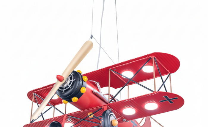 RED repülő lámpa RED repülő lámpa modern gyerekszobába.