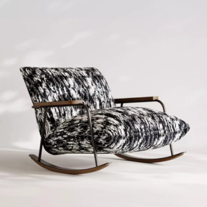 AURENO hintafotel prémium design fém vázzal és fa karfával