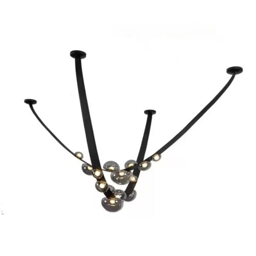 Modern design lámpa bőr szalaggal és LED fényforrássa