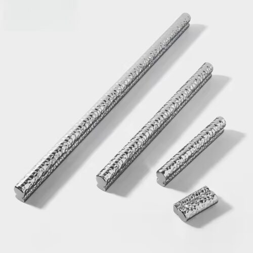 modern króm bútorfogantyú texturált felülettel