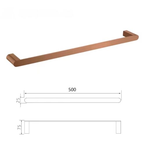 luxus törölközőtartó falra szerelve minimalista design