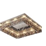 DOLCE SQUARE kristály mennyezeti lámpa 100x100 cm luxus nappali központi világítás